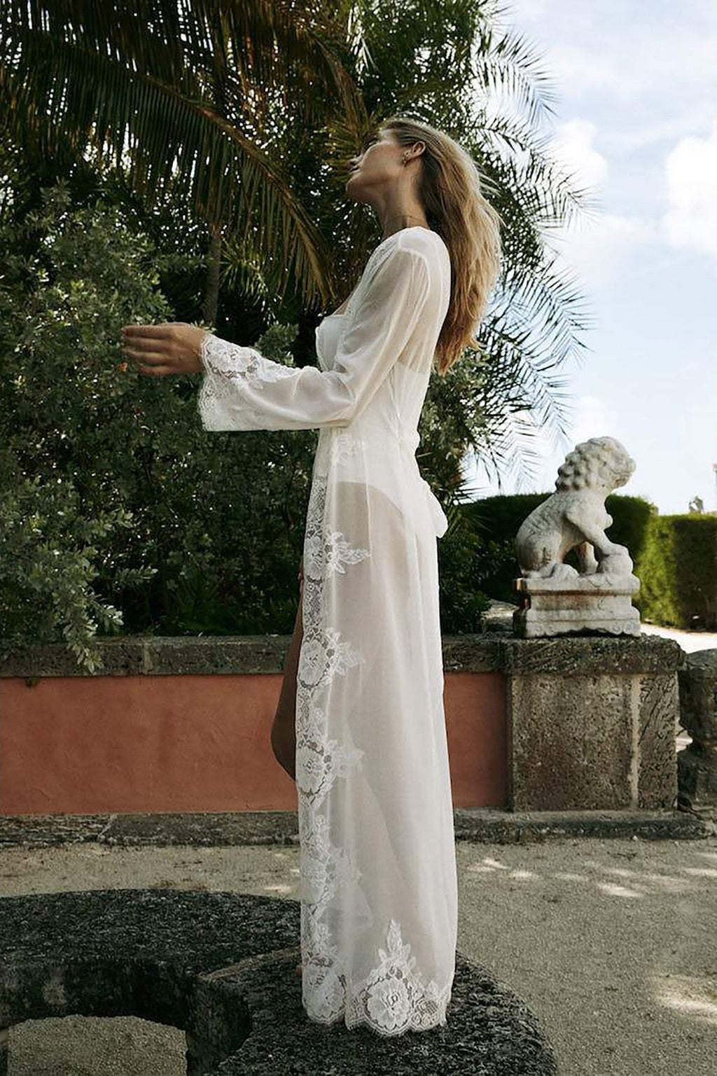 Helena Lace Robe