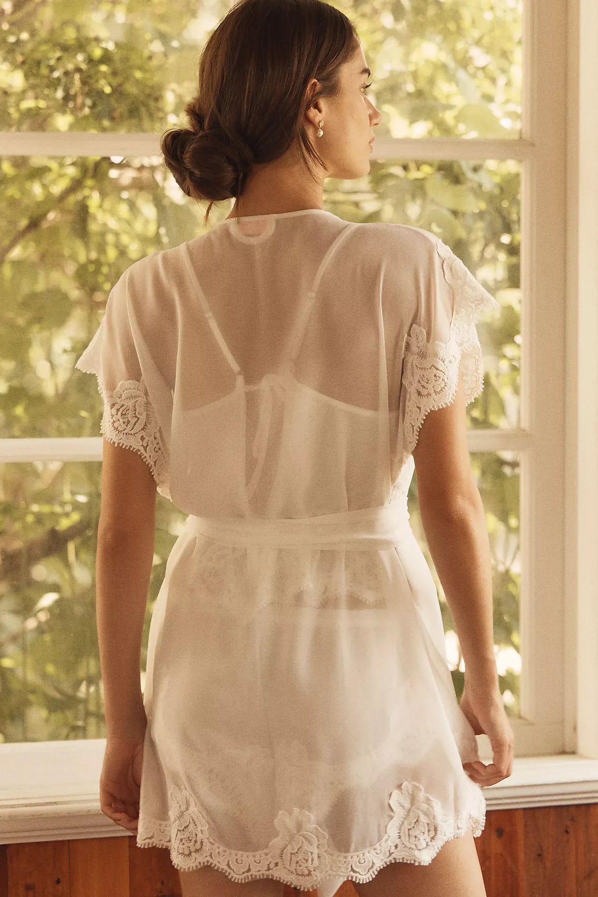 Valentina Mini Chiffon Robe