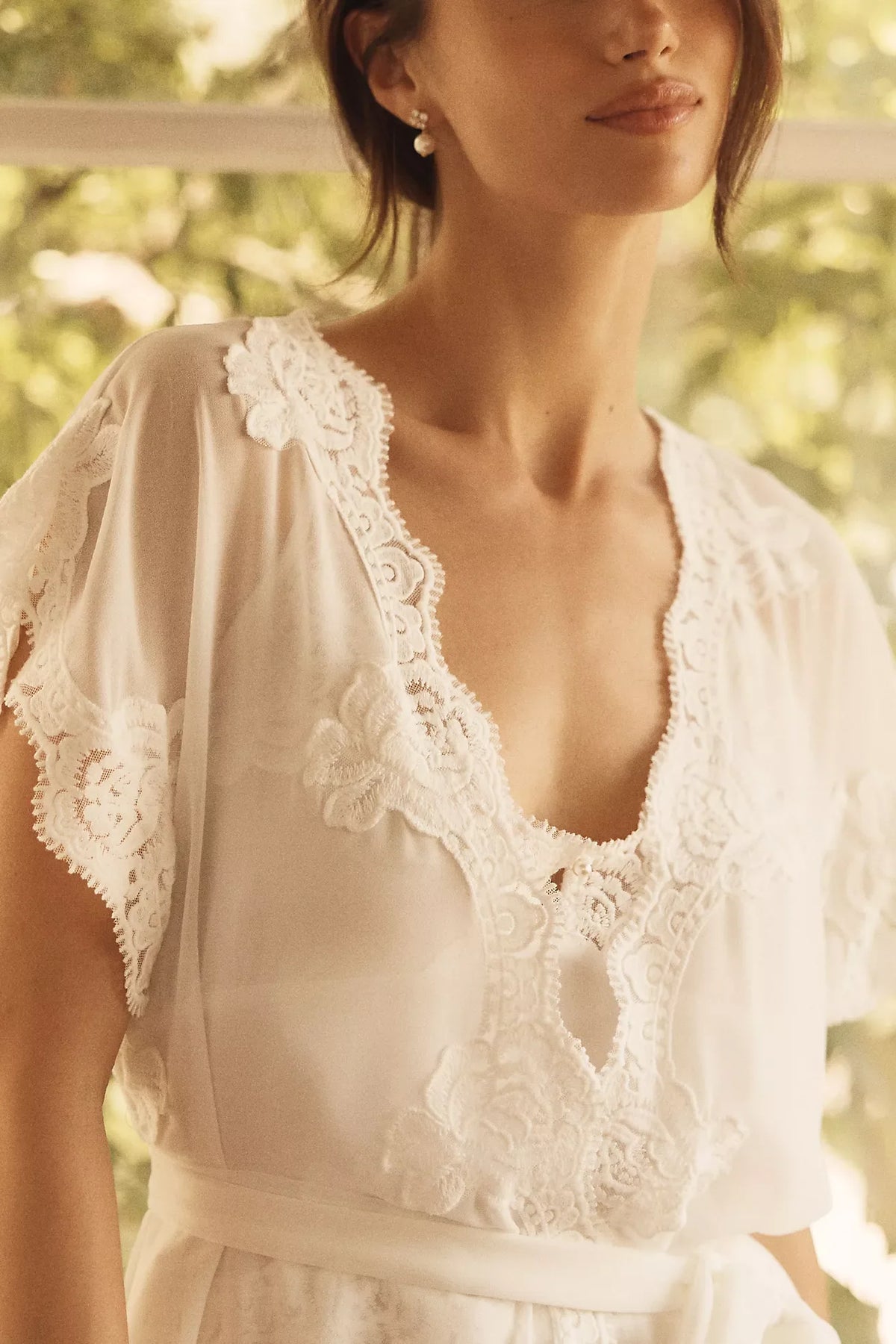 Valentina Mini Chiffon Robe