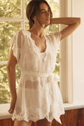 Valentina Mini Chiffon Robe