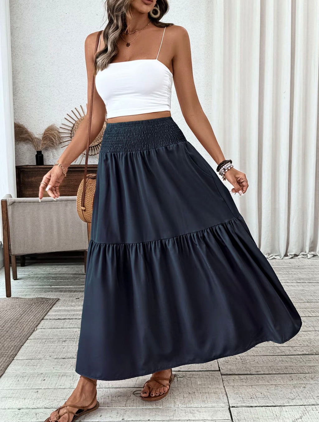 MAXI CASUAL CHIC SKIRT
