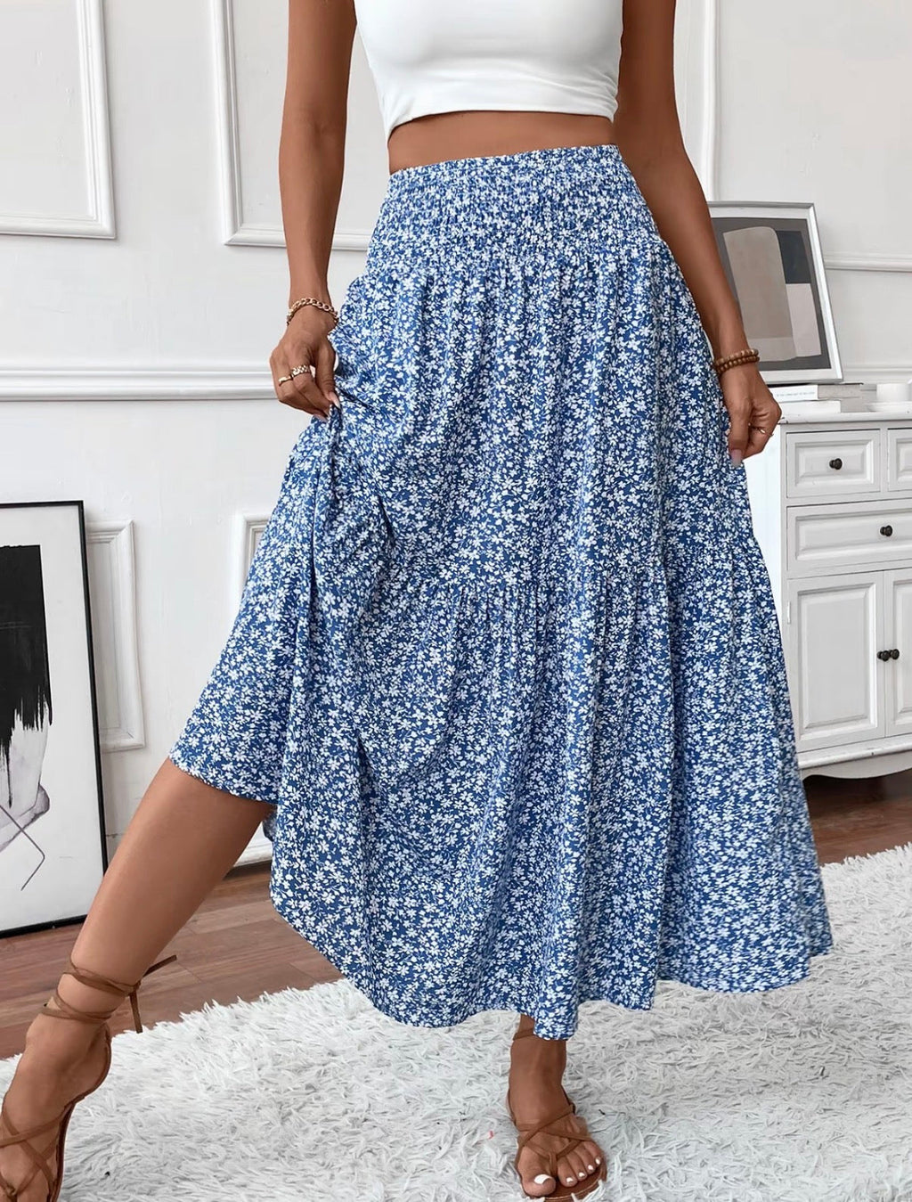 Lola — Ruffled Maxi Skirt
