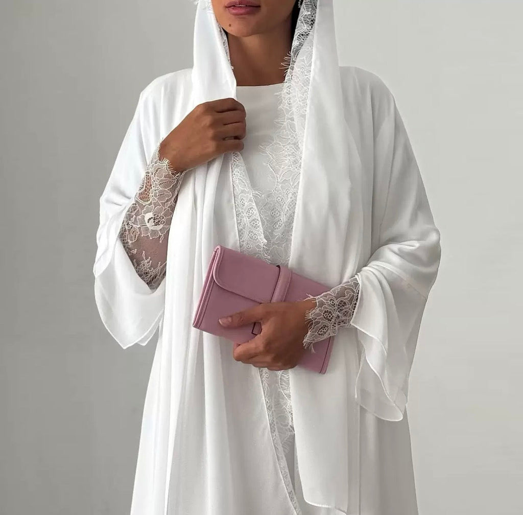 CHIC WHITE ABAYA