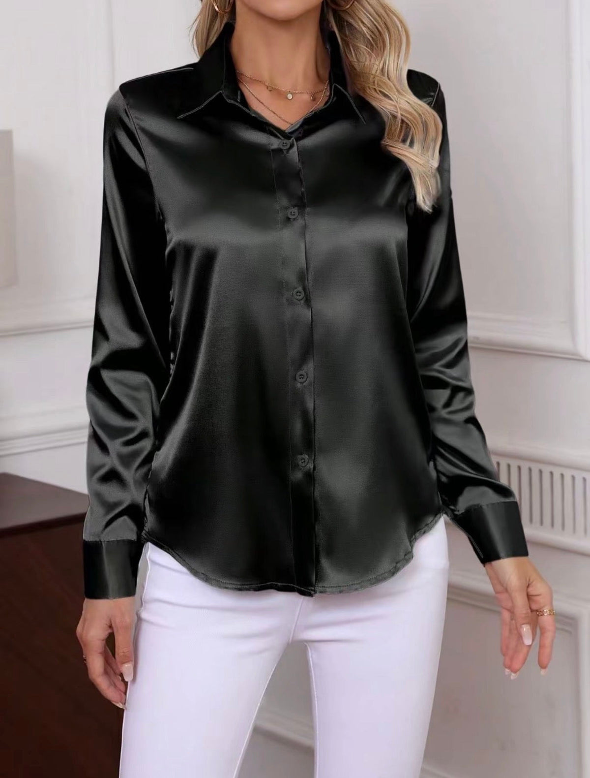 SATIN CHIC SHIRT