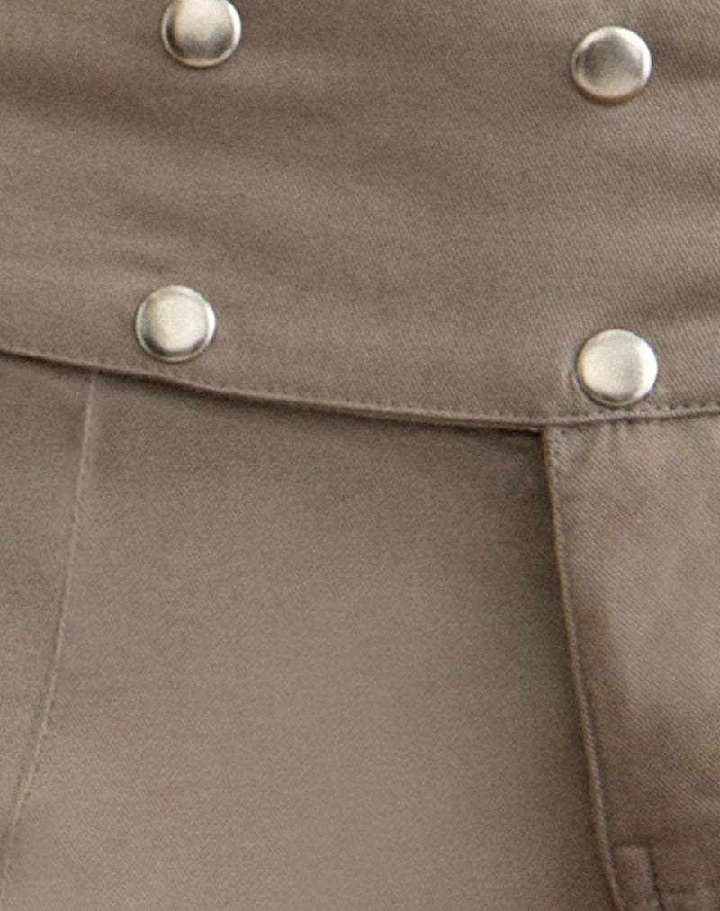 Townes Trousers in Light Twill Grey Brown