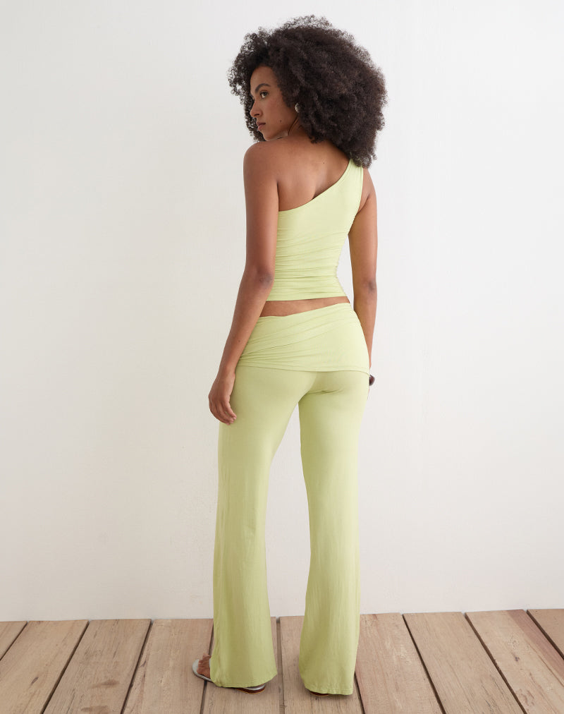 Lolicy Trouser in Rayon Jersey Pistachio