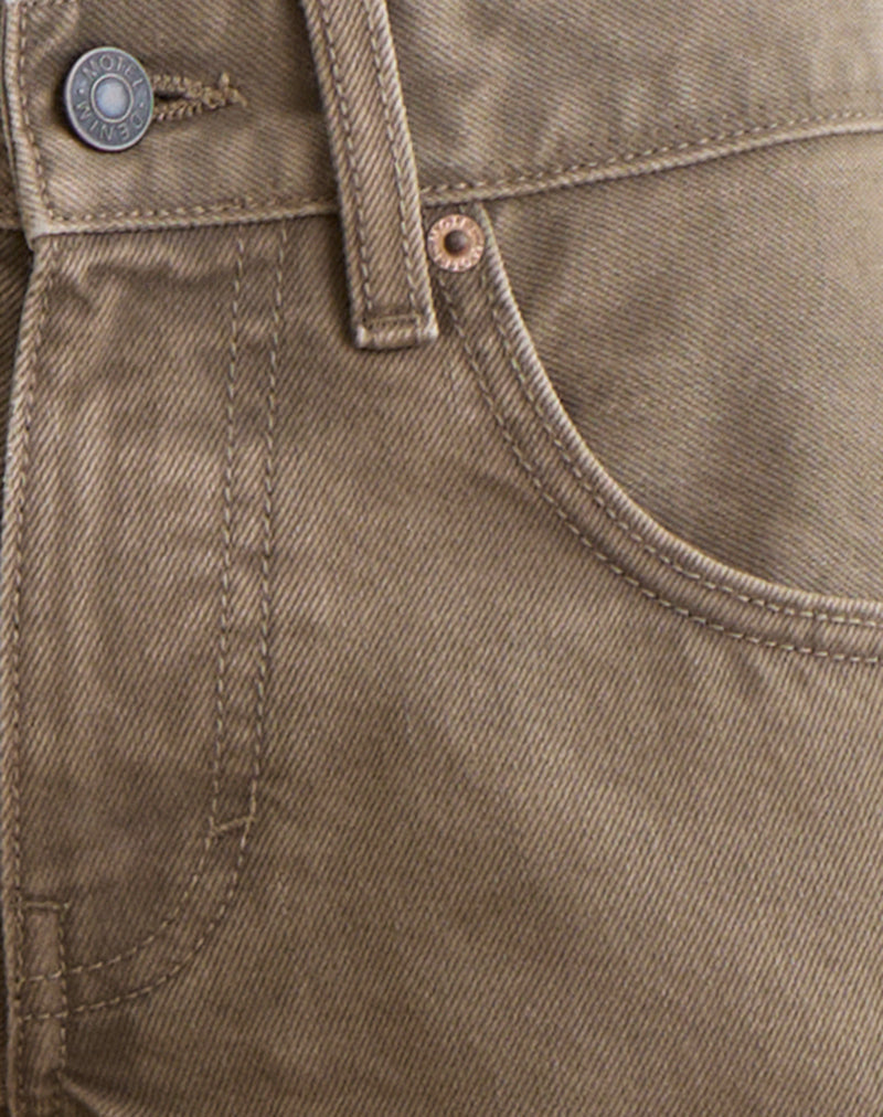 Low Rise Roomy Jeans in Bronze