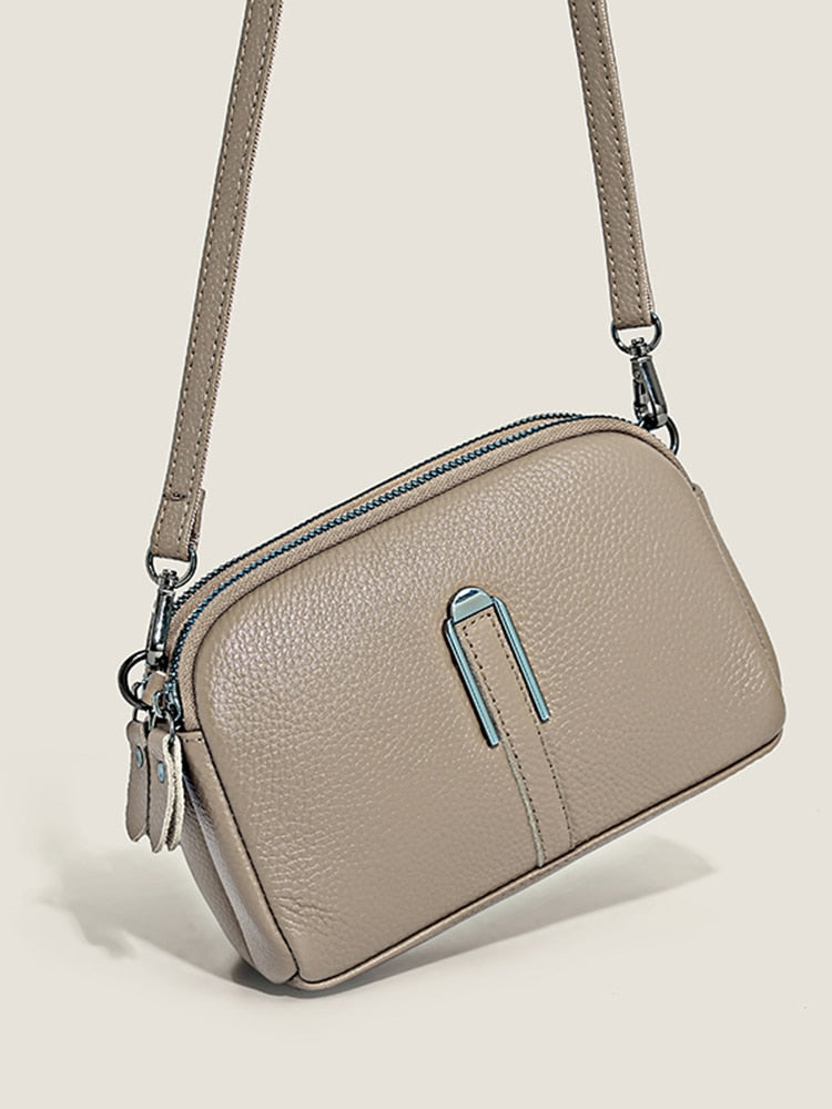 Le Sac à Bandoulière Femme en Cuir