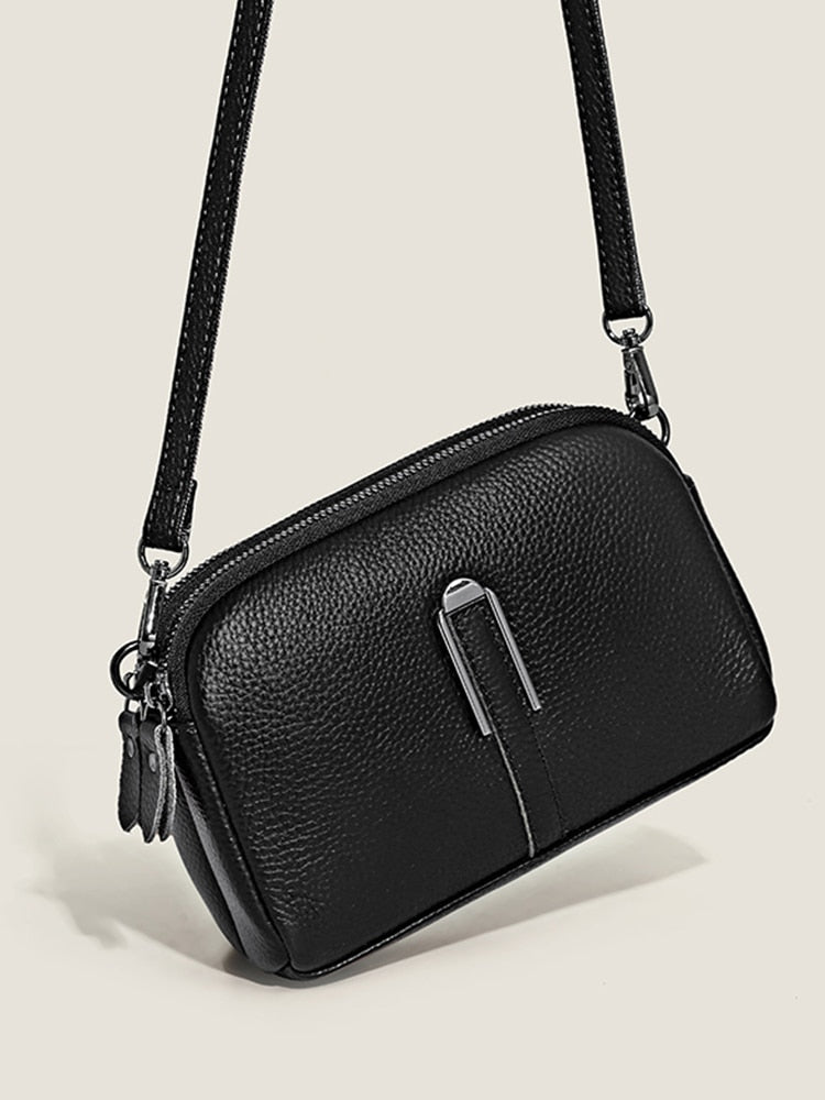 Le Sac à Bandoulière Femme en Cuir