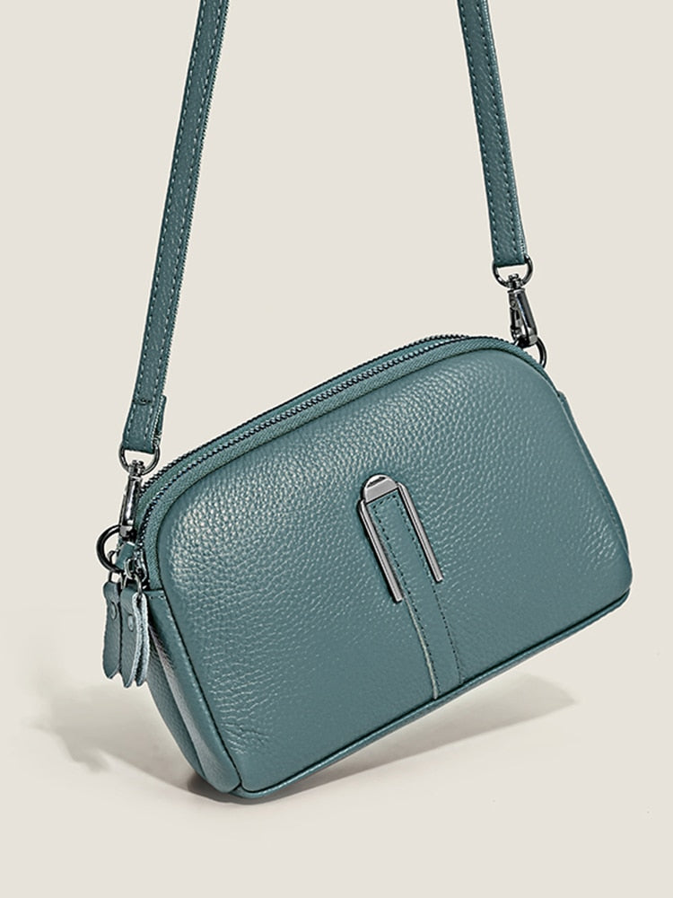 Le Sac à Bandoulière Femme en Cuir