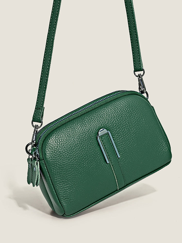 Le Sac à Bandoulière Femme en Cuir