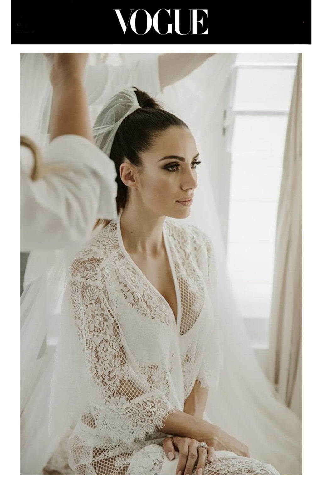 Leah Lace Robe
