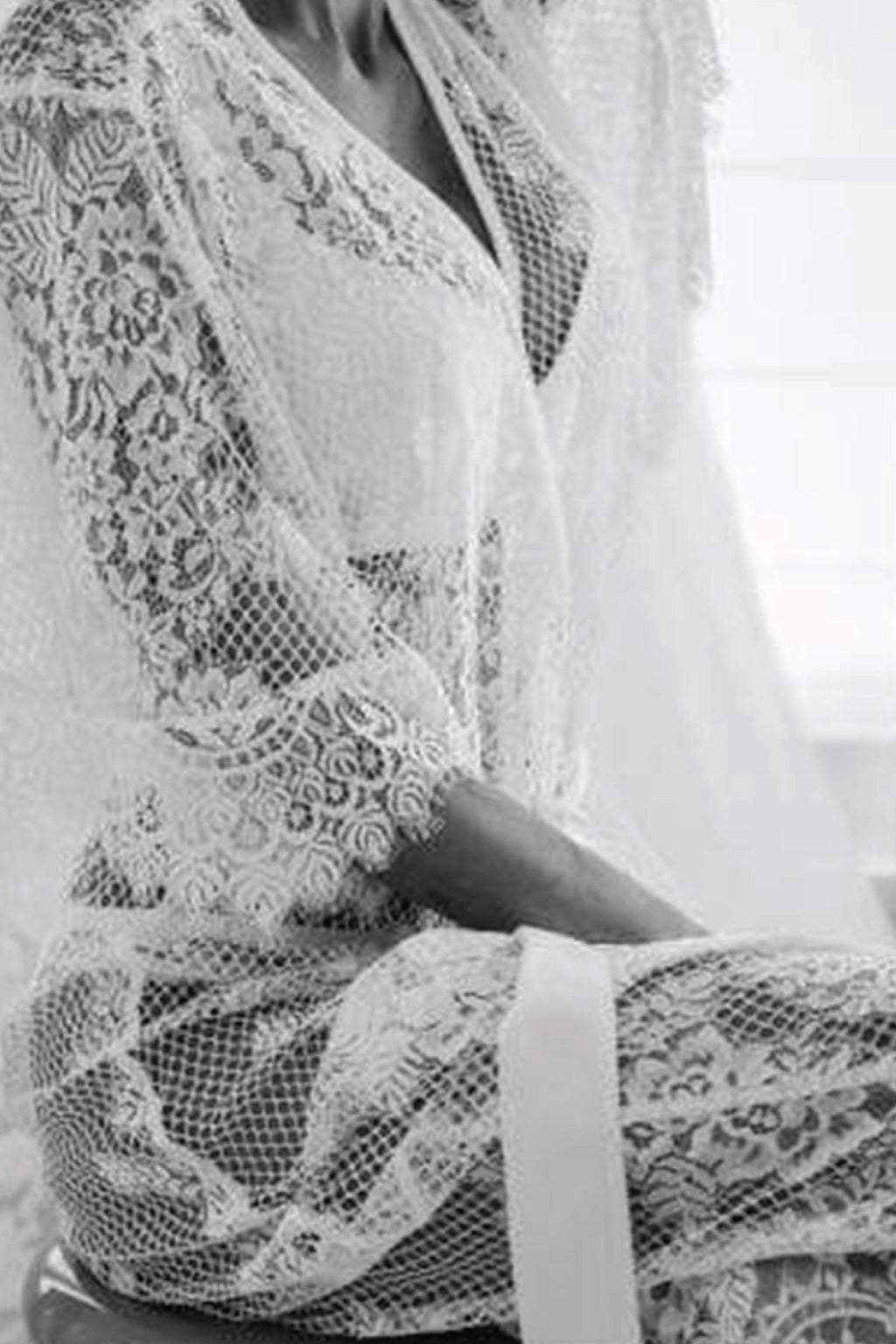 Leah Lace Robe