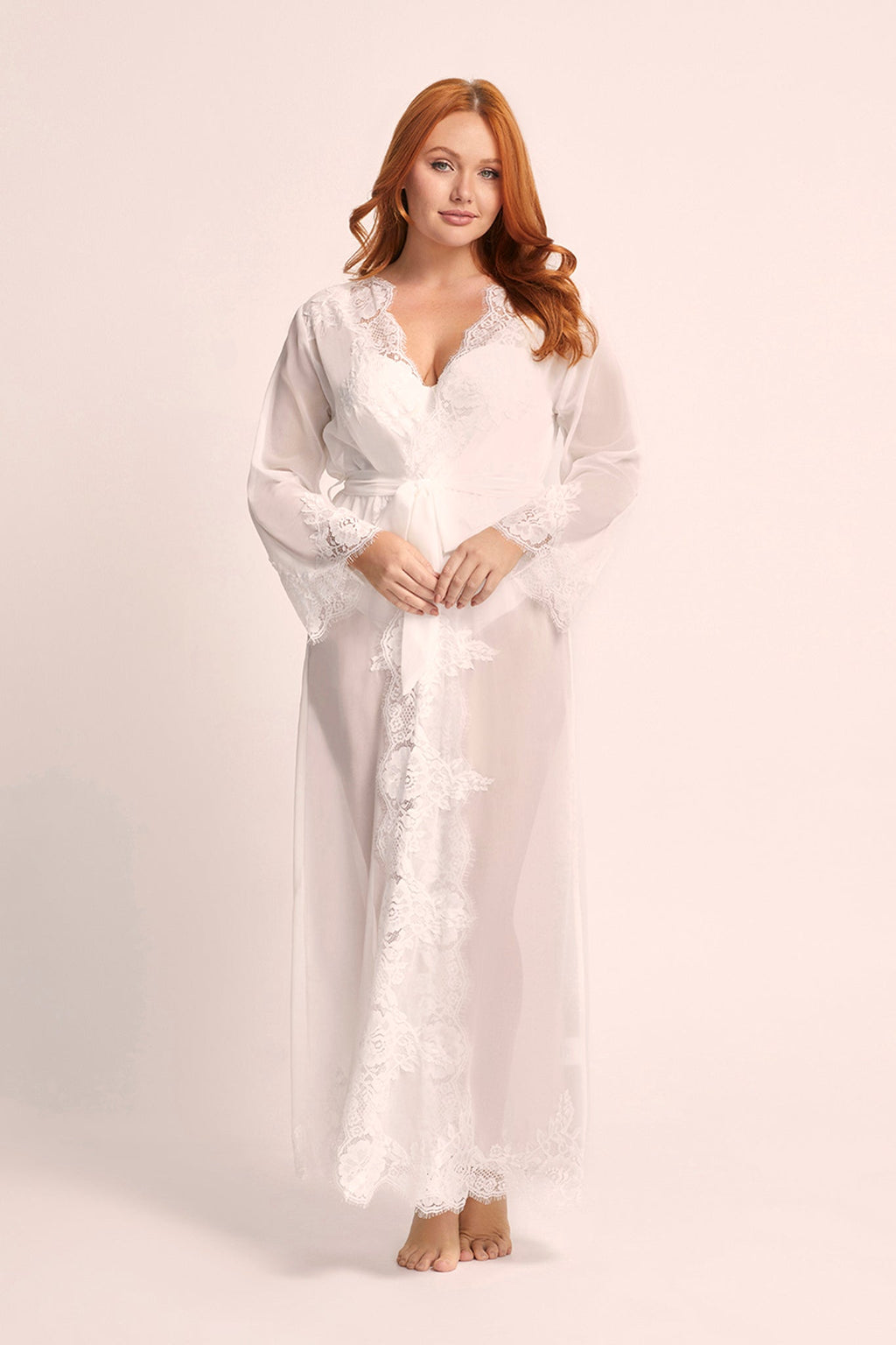 Helena Lace Robe