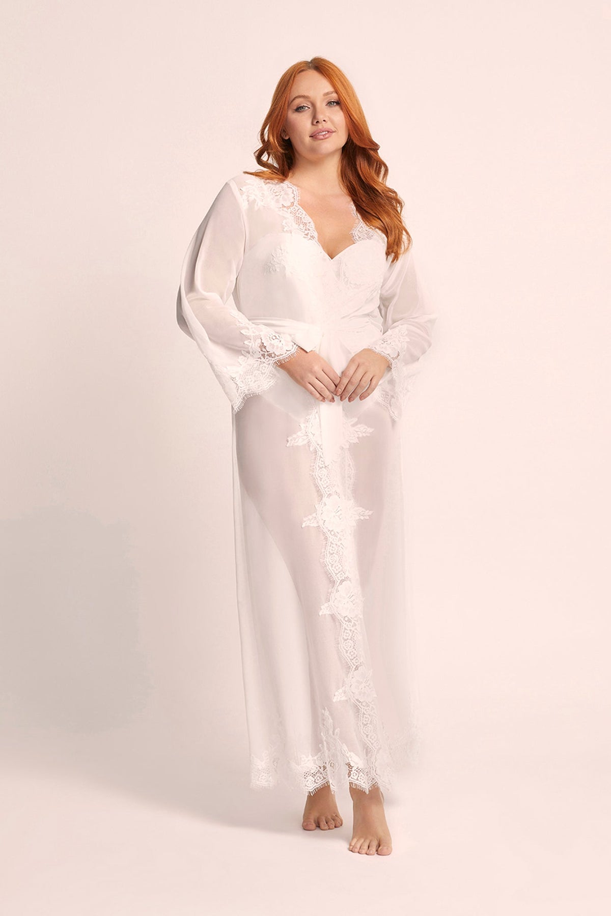 Helena Lace Robe