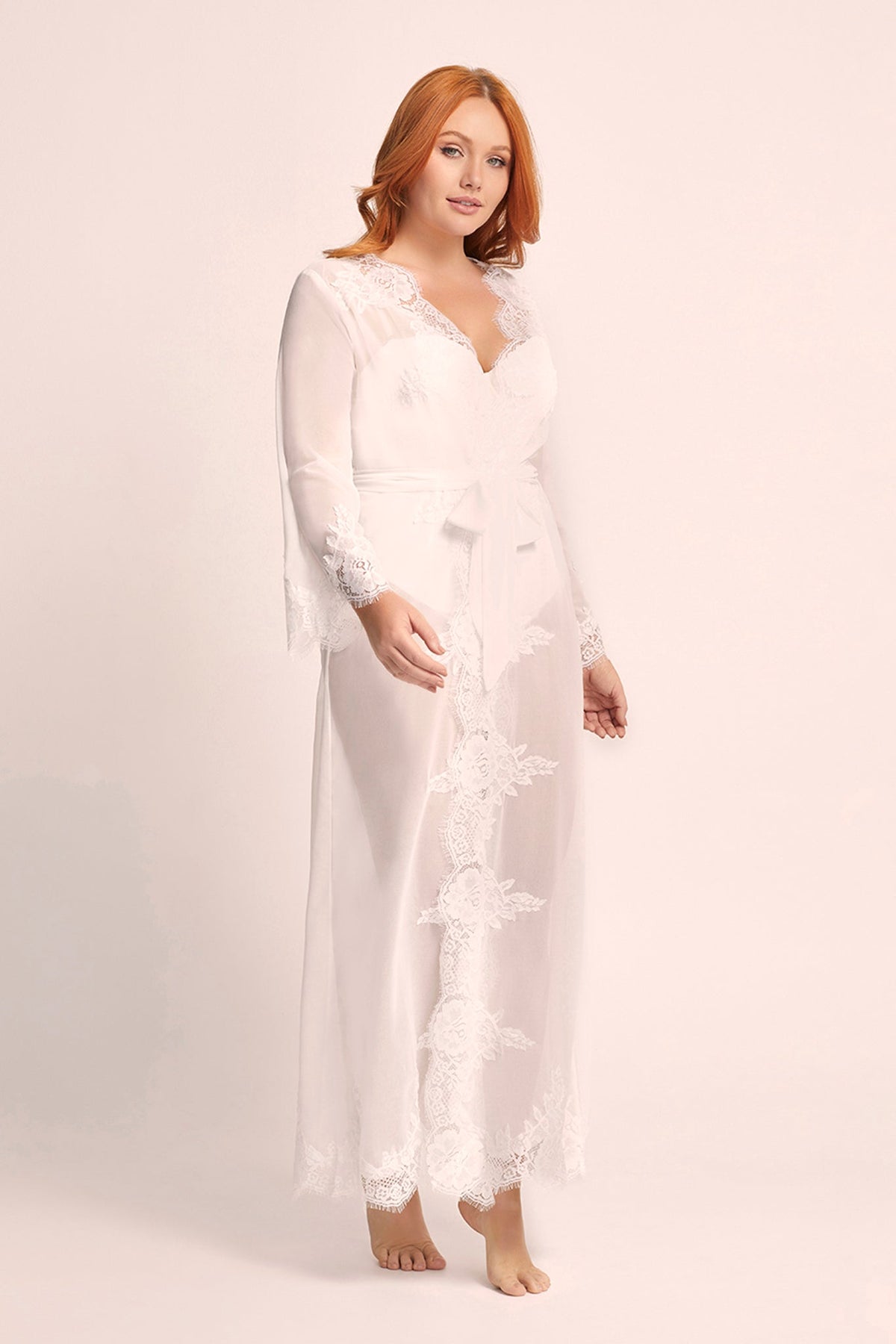 Helena Lace Robe