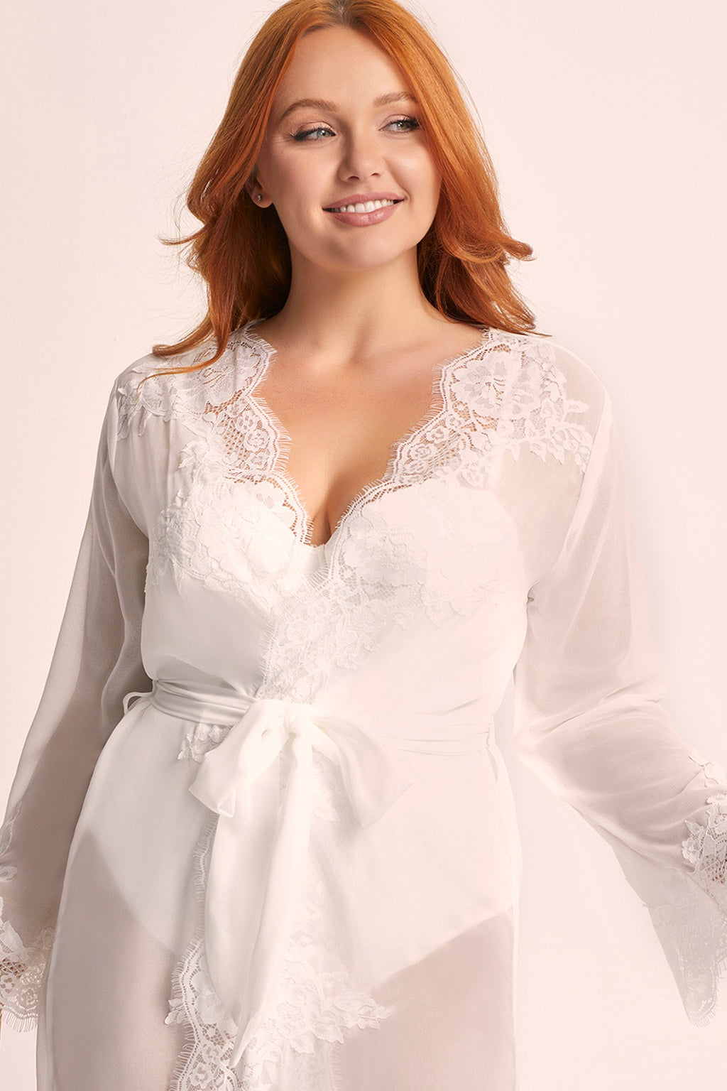 Helena Lace Robe