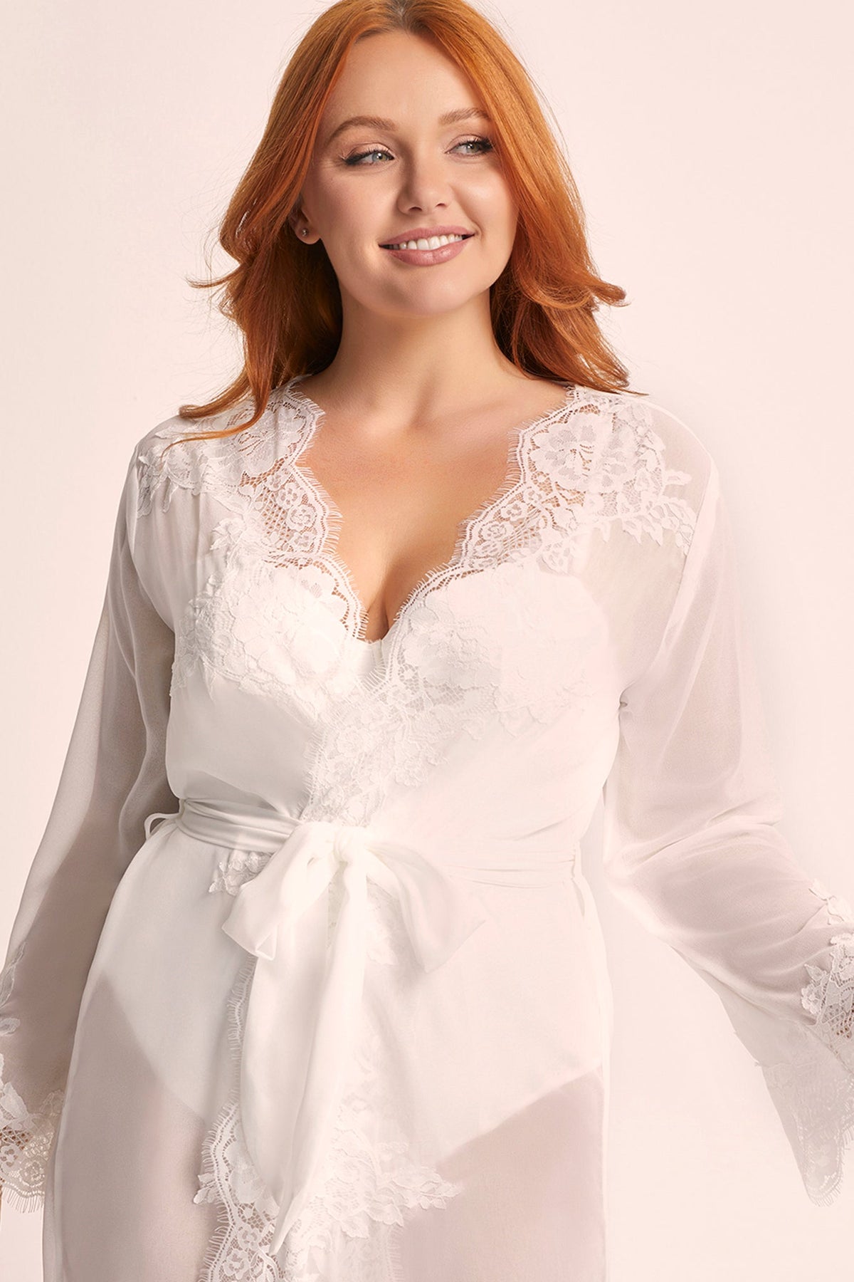 Helena Lace Robe