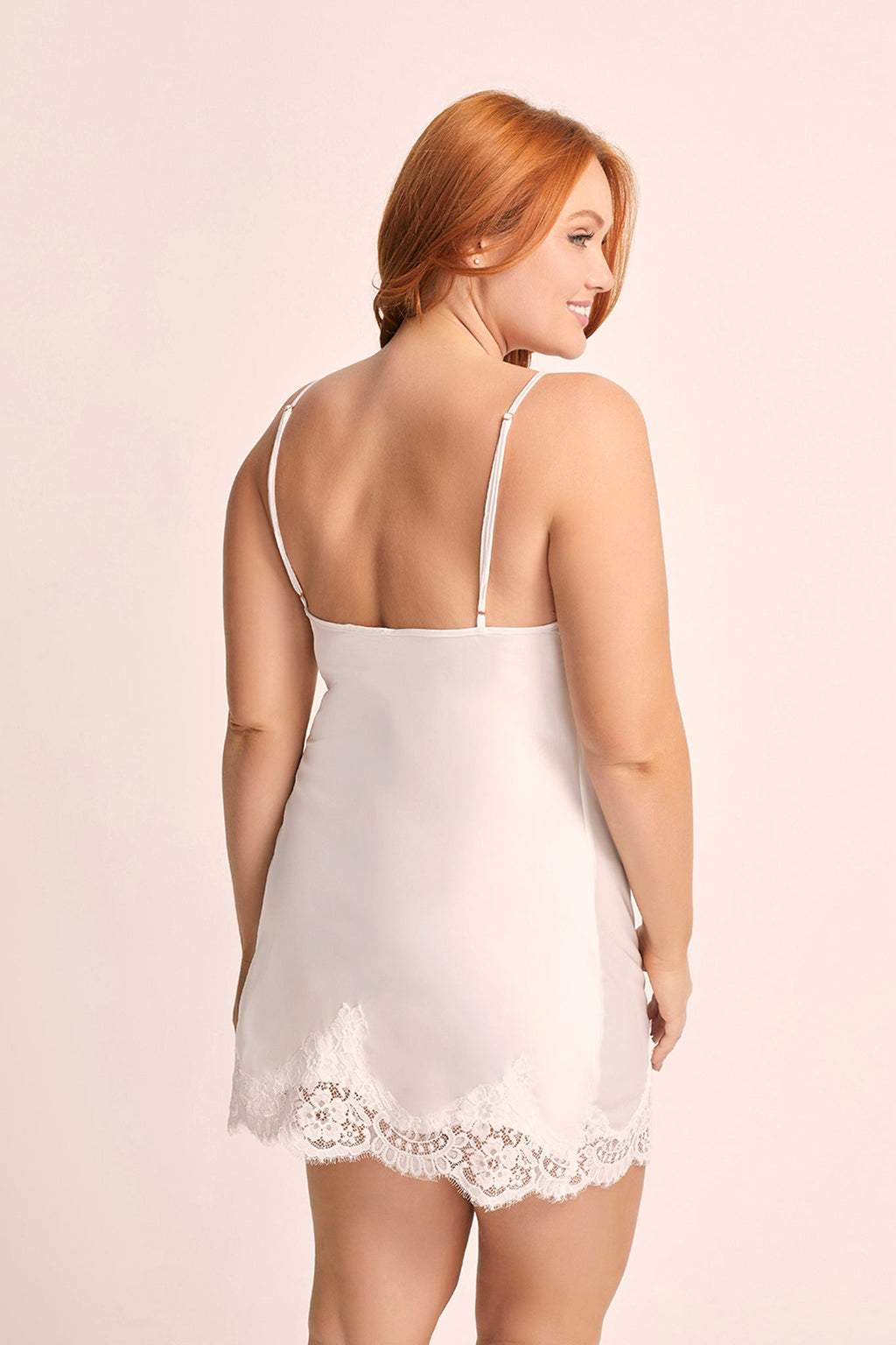 Sian Lace Slip - White