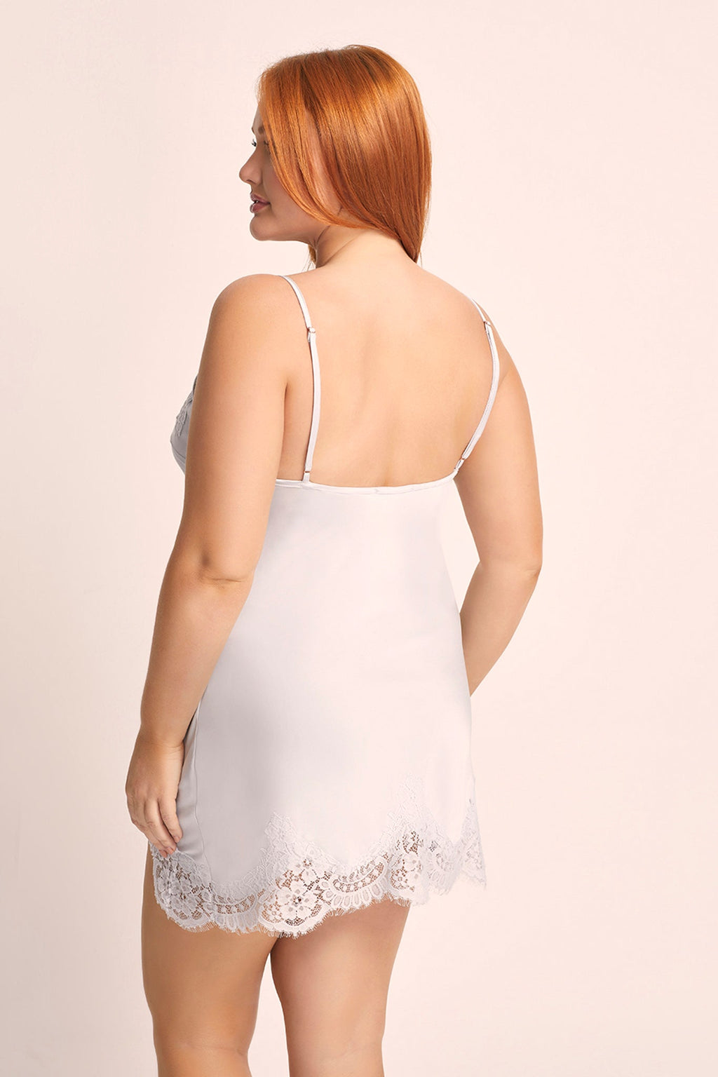 Sian Lace Slip - Eggshell Blue