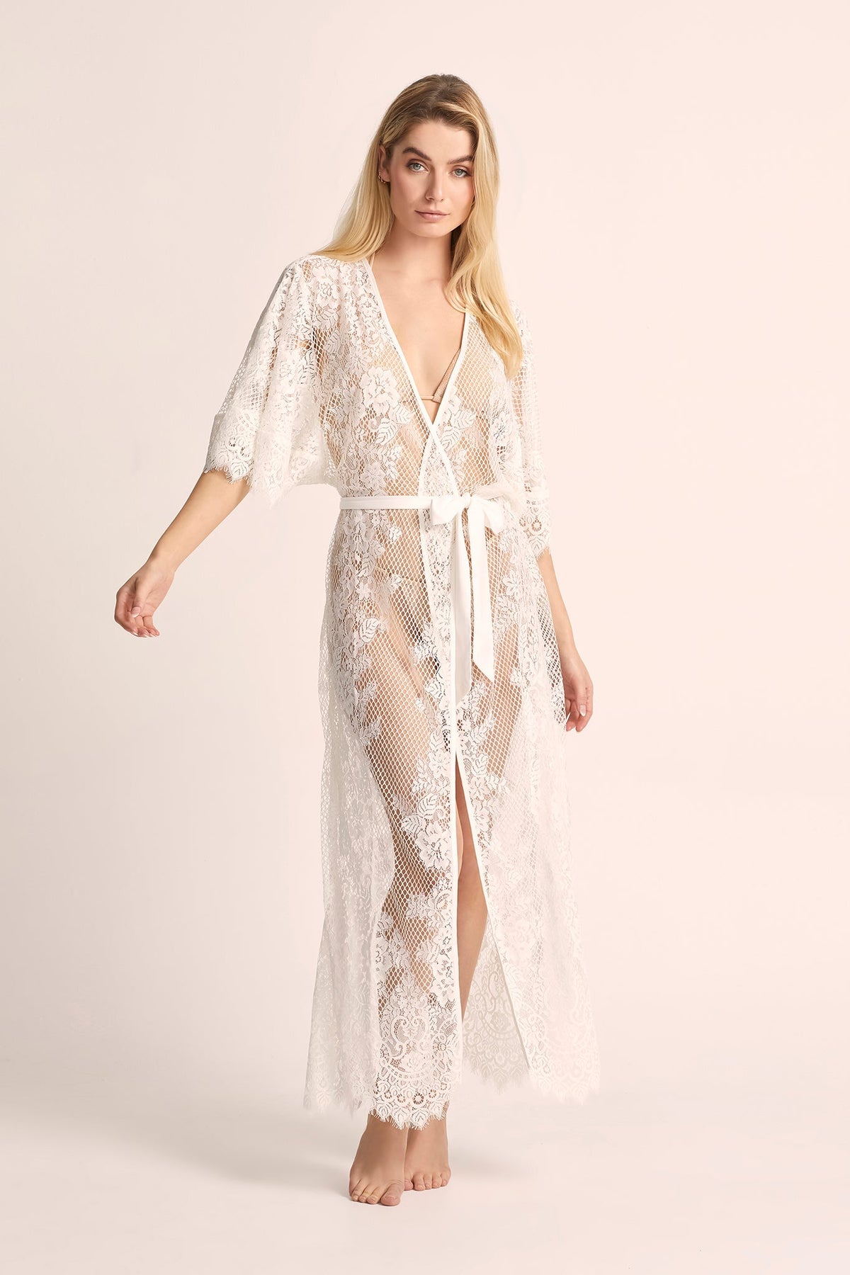 Leah Lace Robe