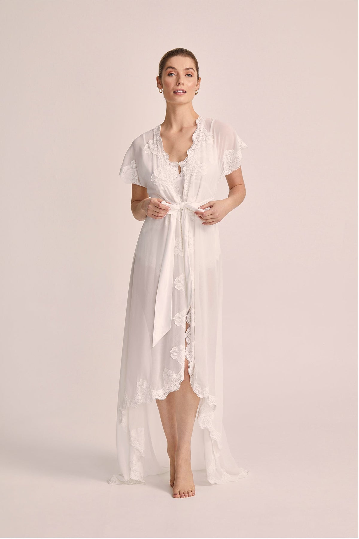 Valentina Chiffon Robe