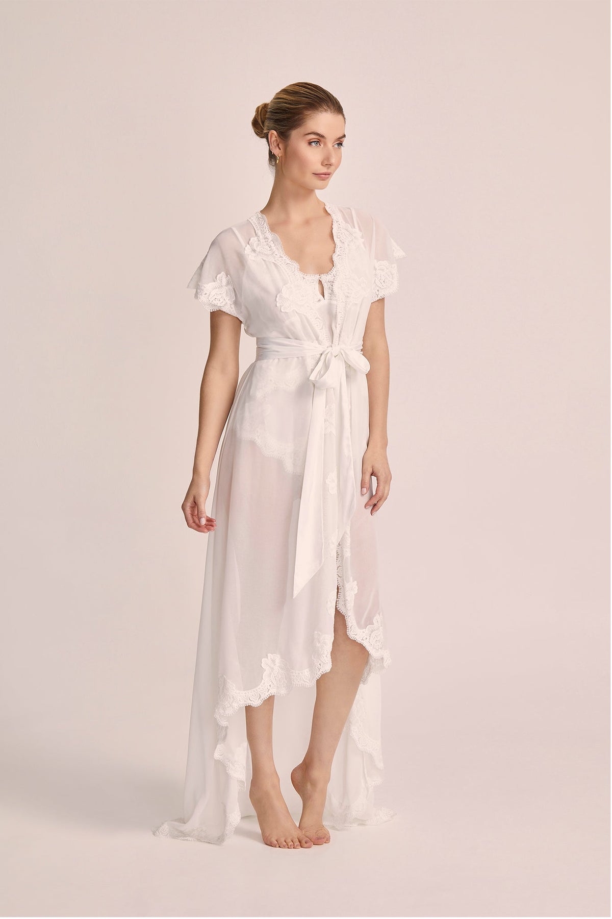 Valentina Chiffon Robe