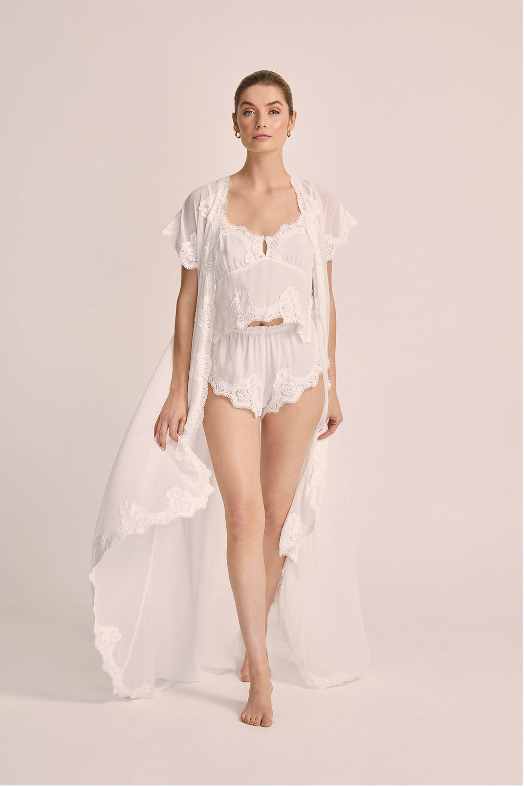 Valentina Cami Set - White