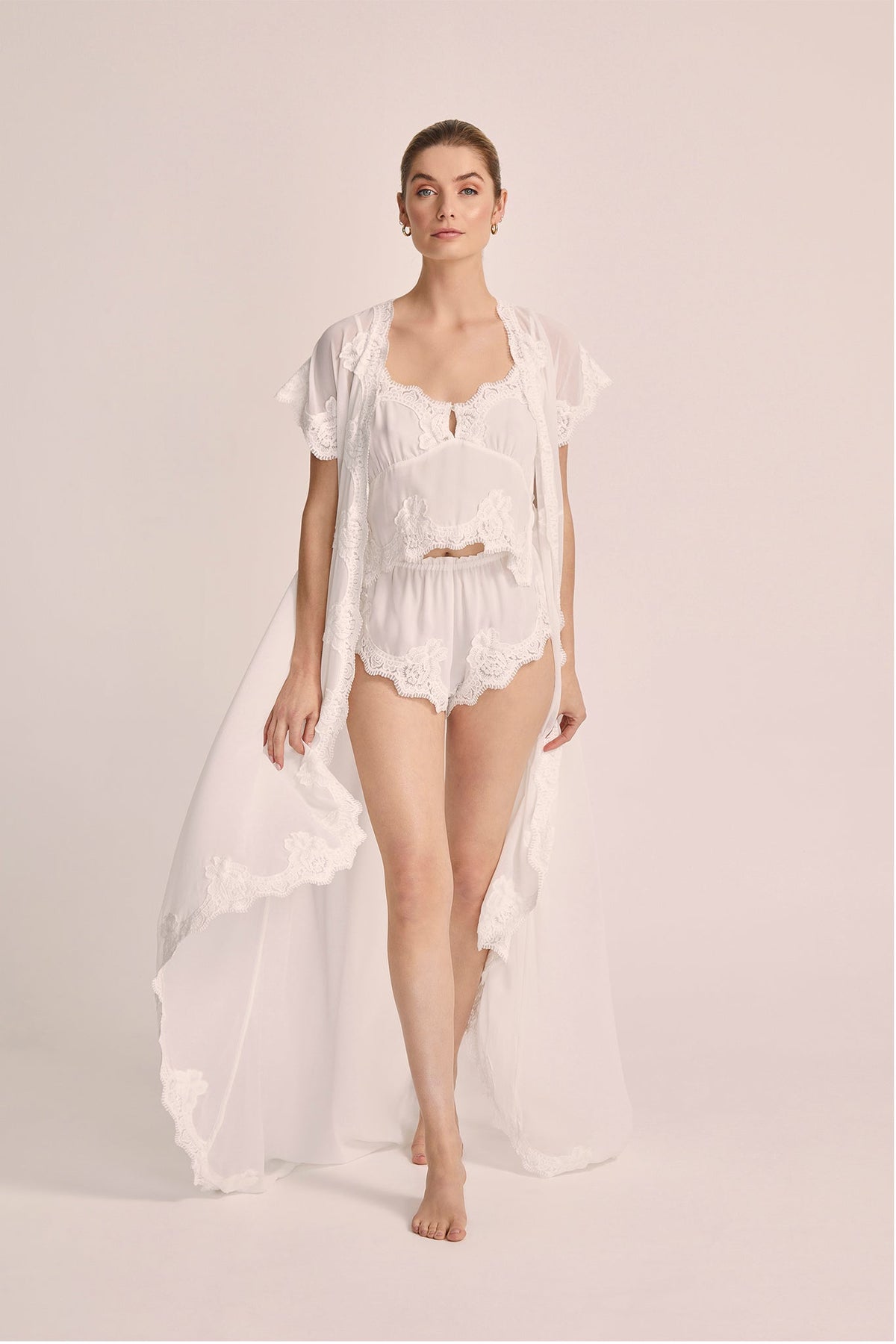 Valentina Cami Set - White