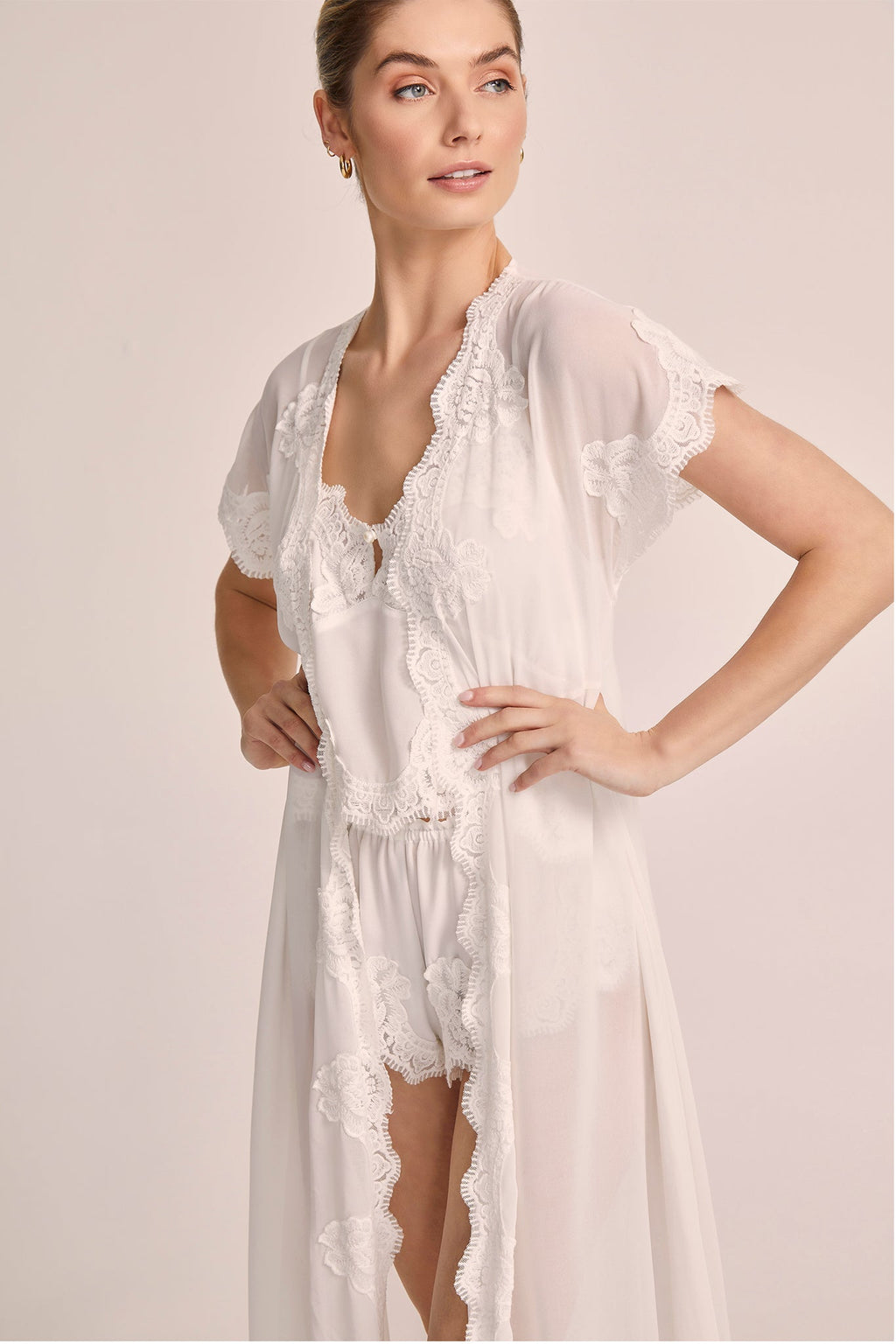 Valentina Chiffon Robe