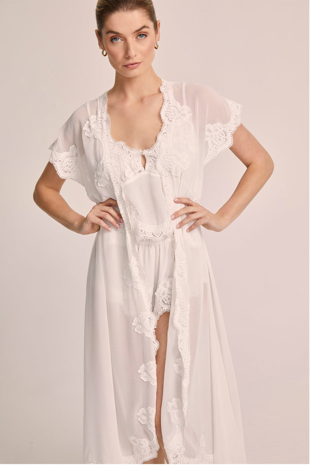 Valentina Chiffon Robe