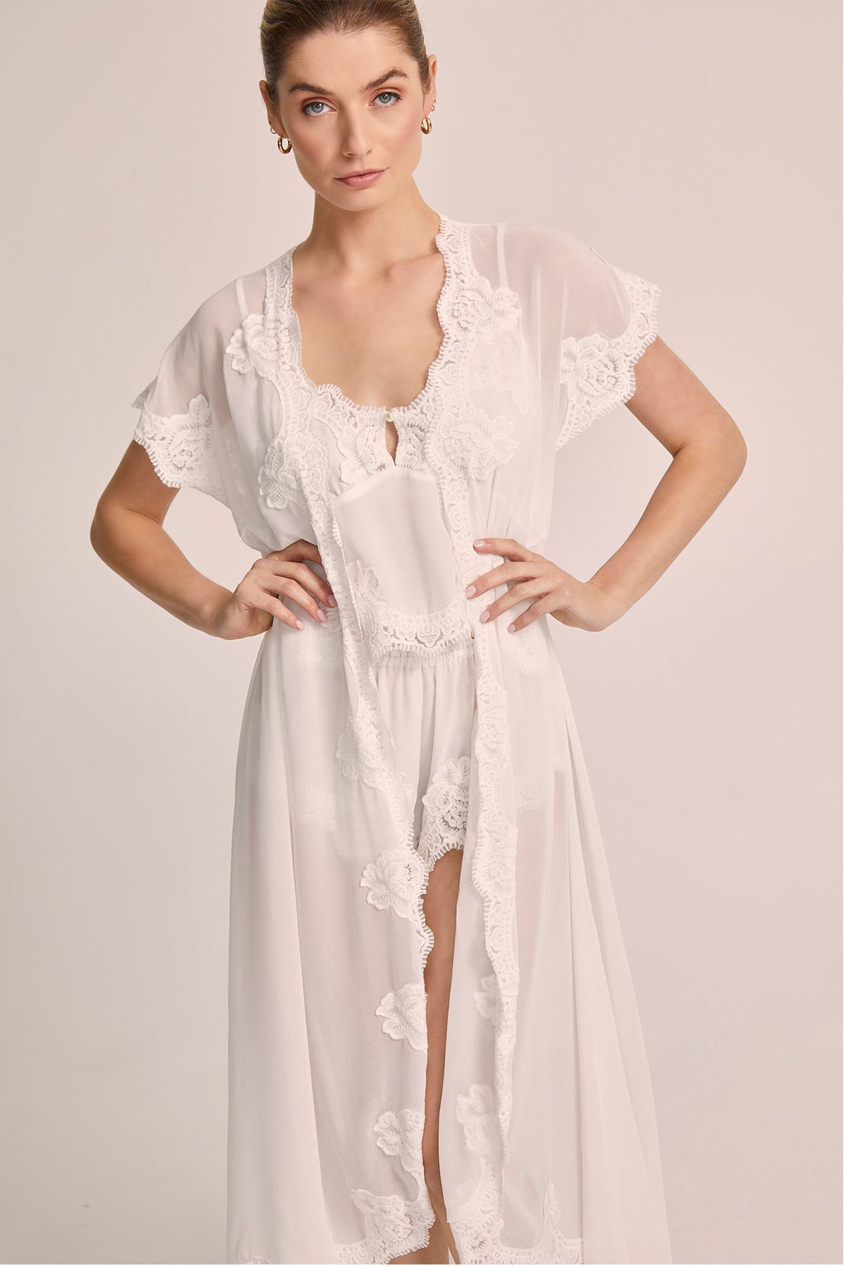 Valentina Chiffon Robe