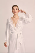 Sian Long Robe - White