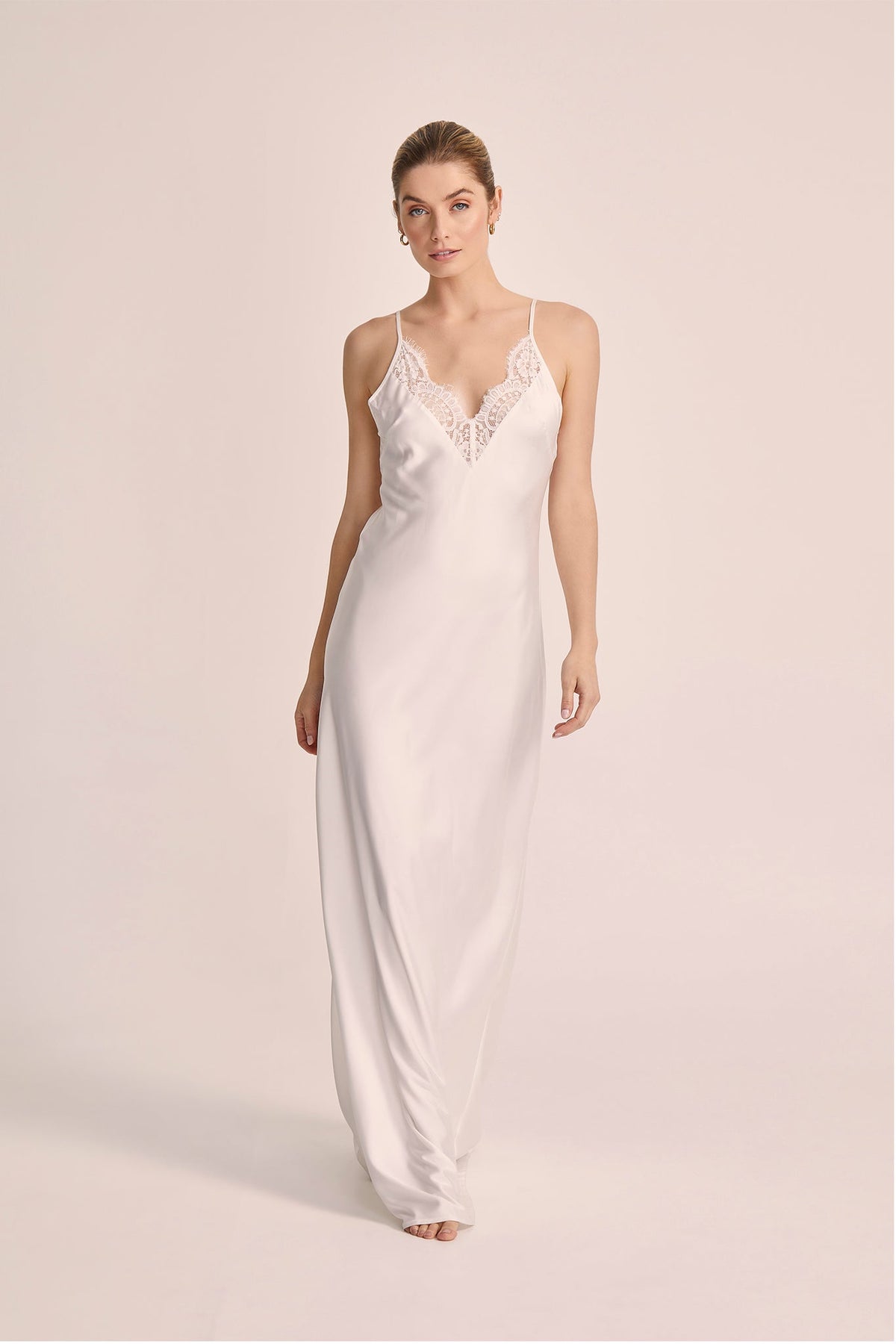 Sian Long Slip - White