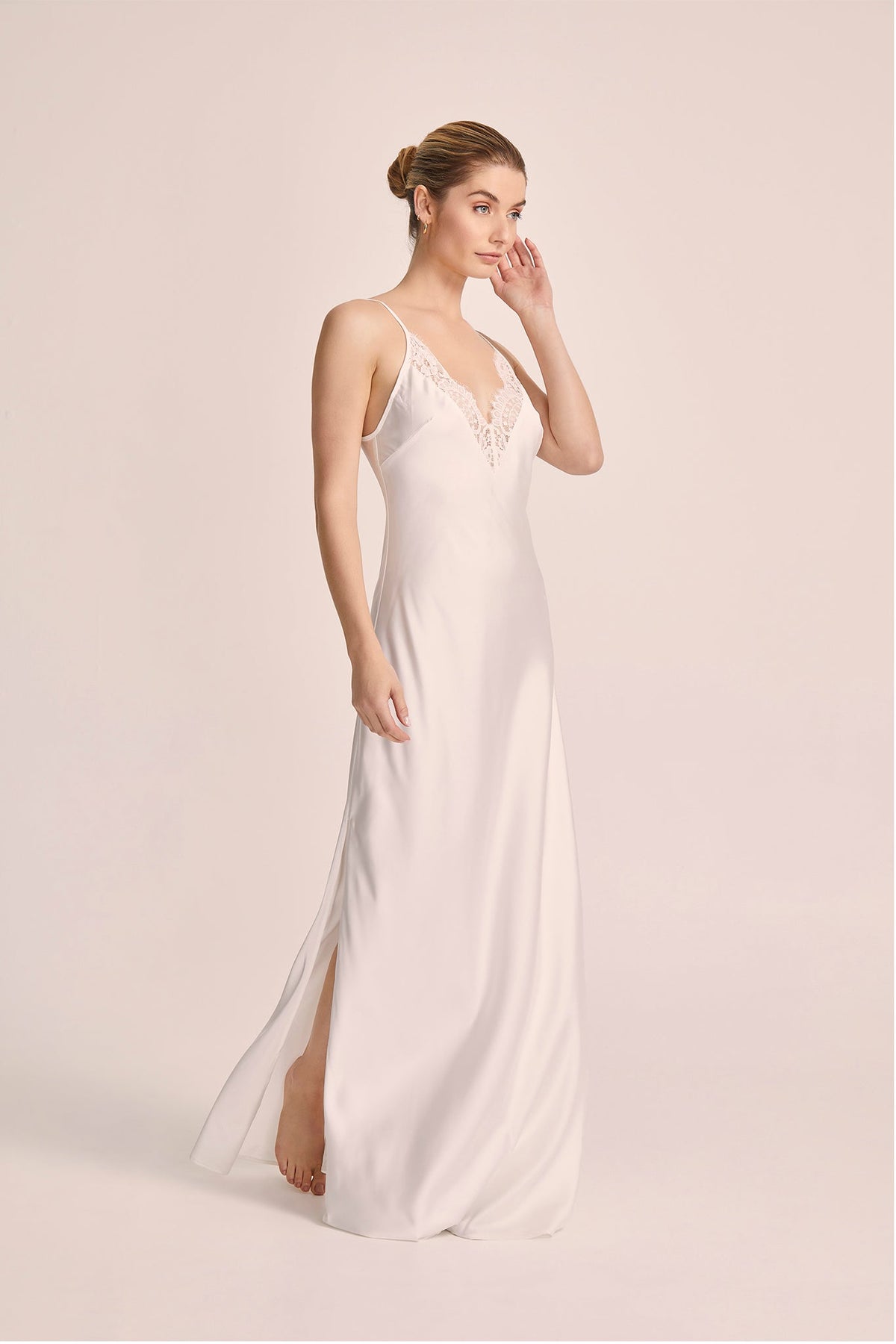 Sian Long Slip - White