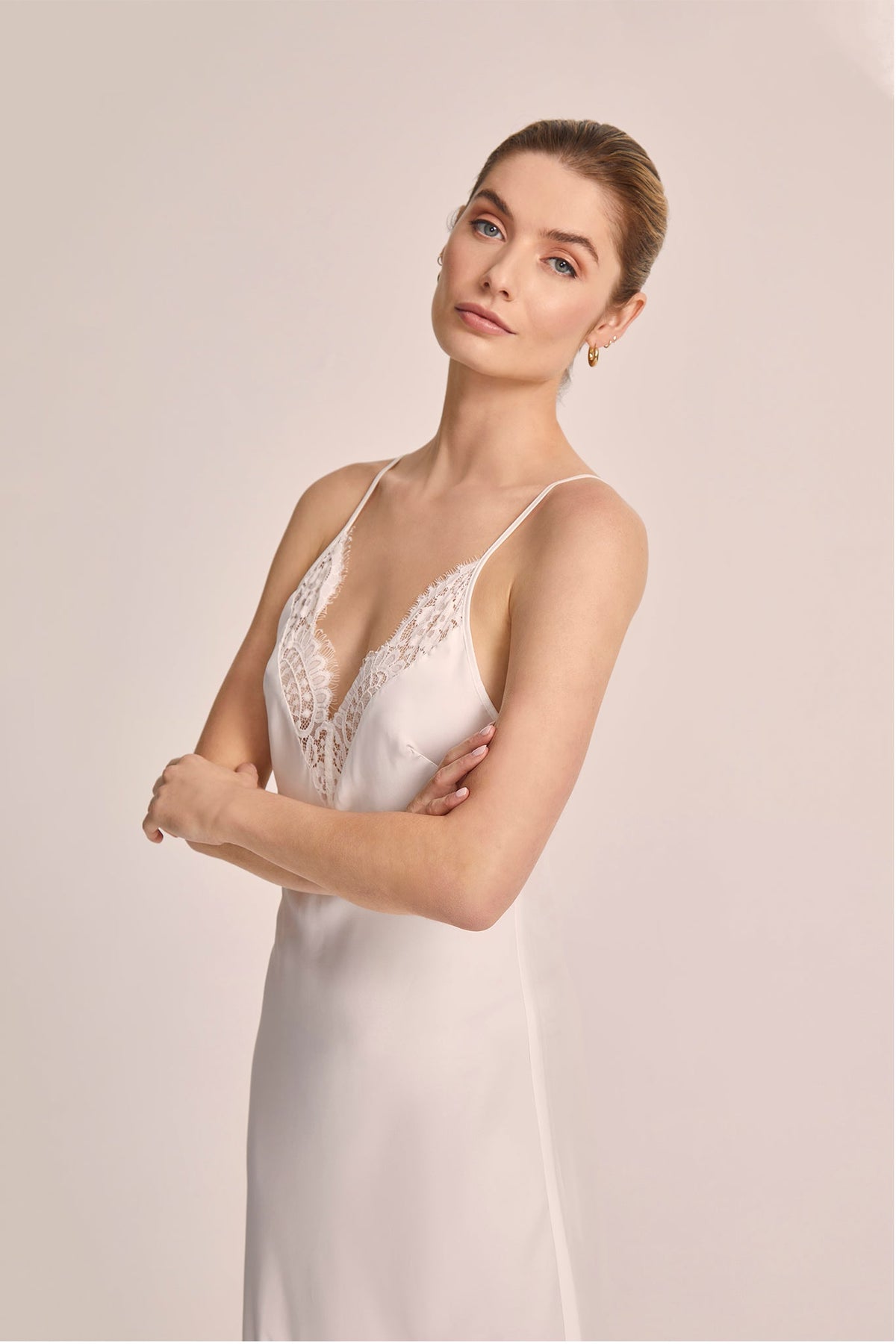 Sian Long Slip - White