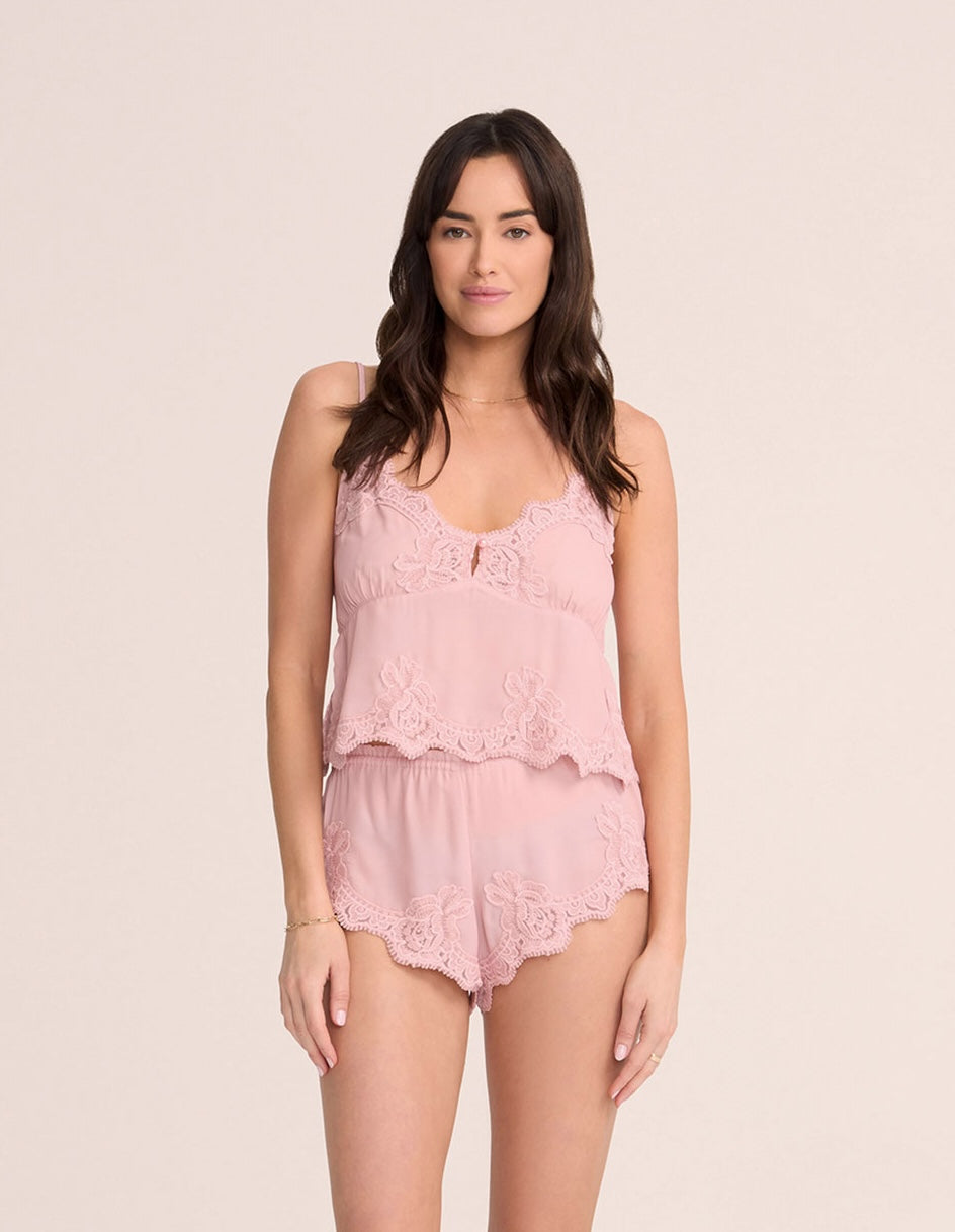 Valentina Lace Cami Set - Blush