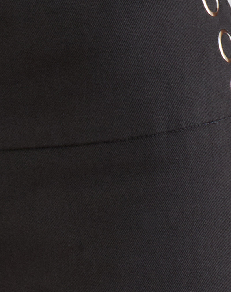 Alora Pocket Trouser in Dark Grey