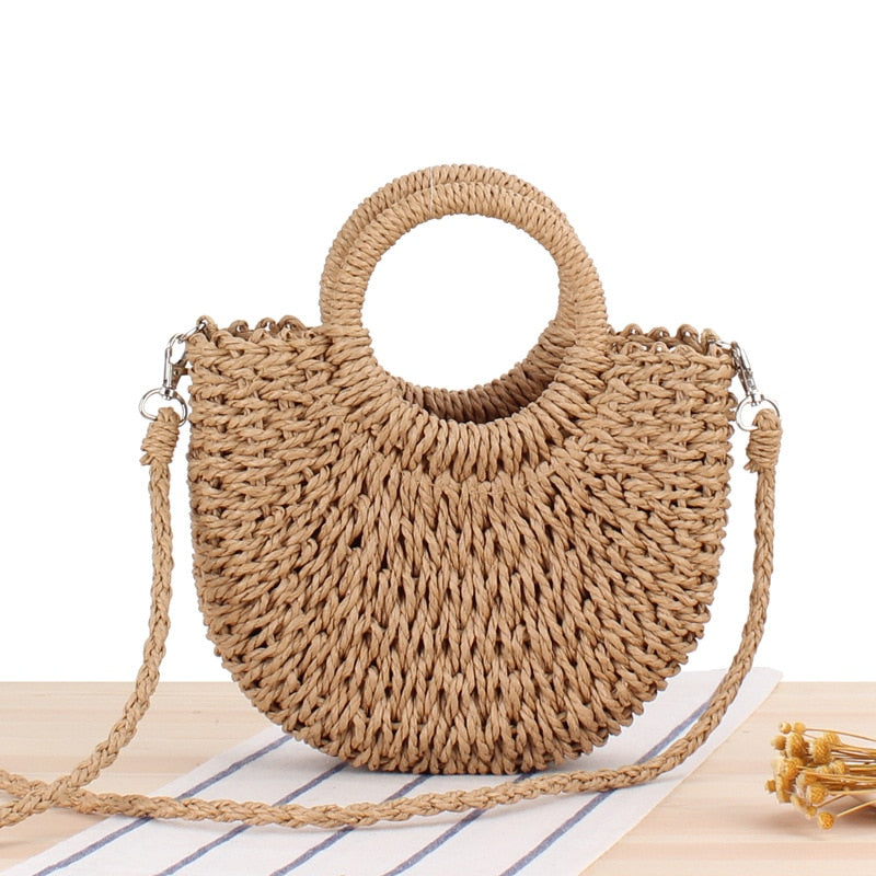 Le Sac à Bandoulière en Raphia