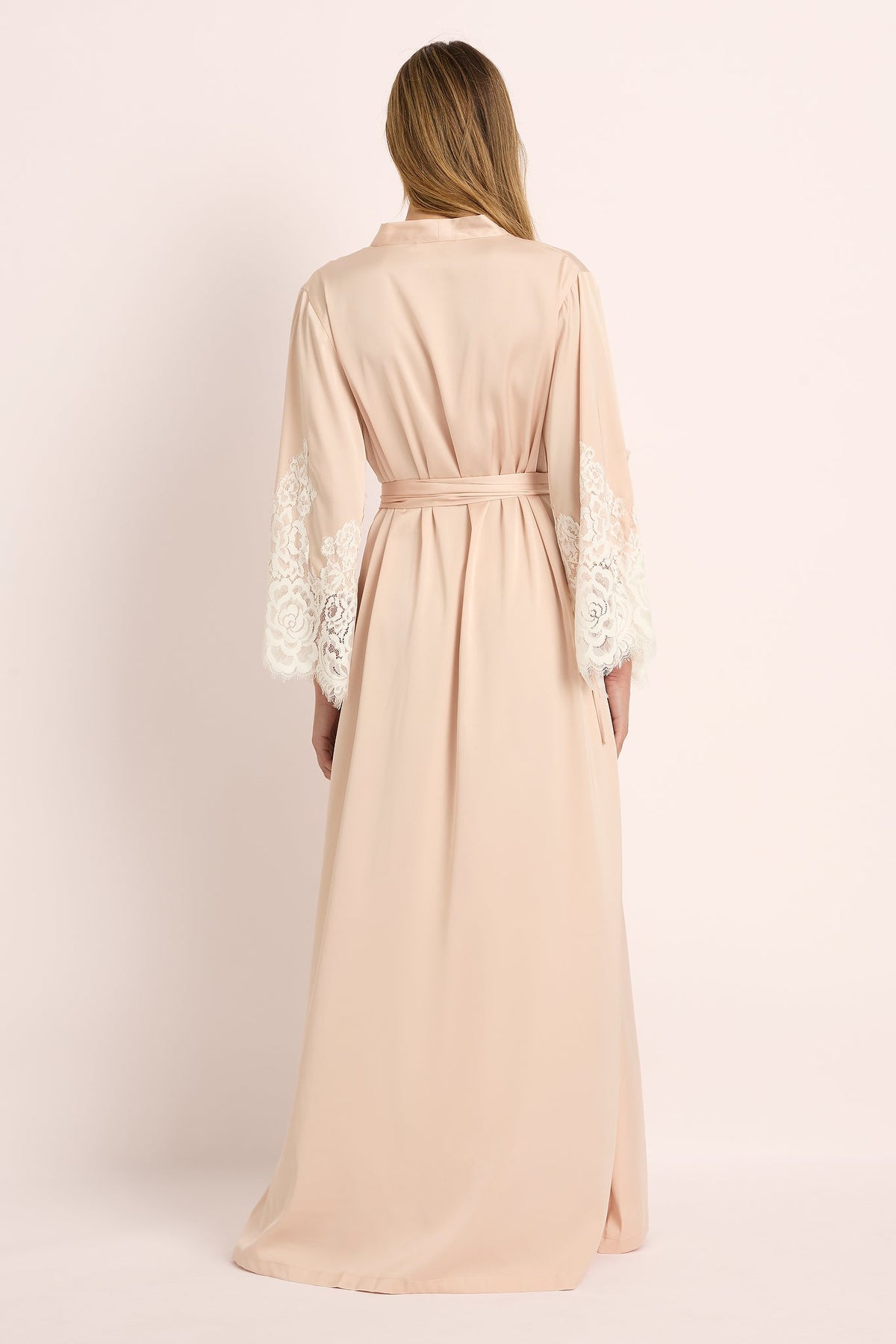 Peyton Long Robe  - Blush