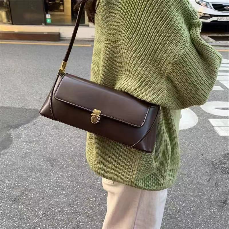 Sac Baguette Marron