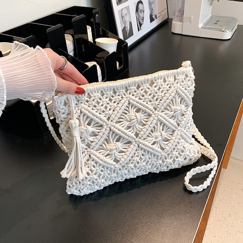 Le Sac à Bandoulière Tressé