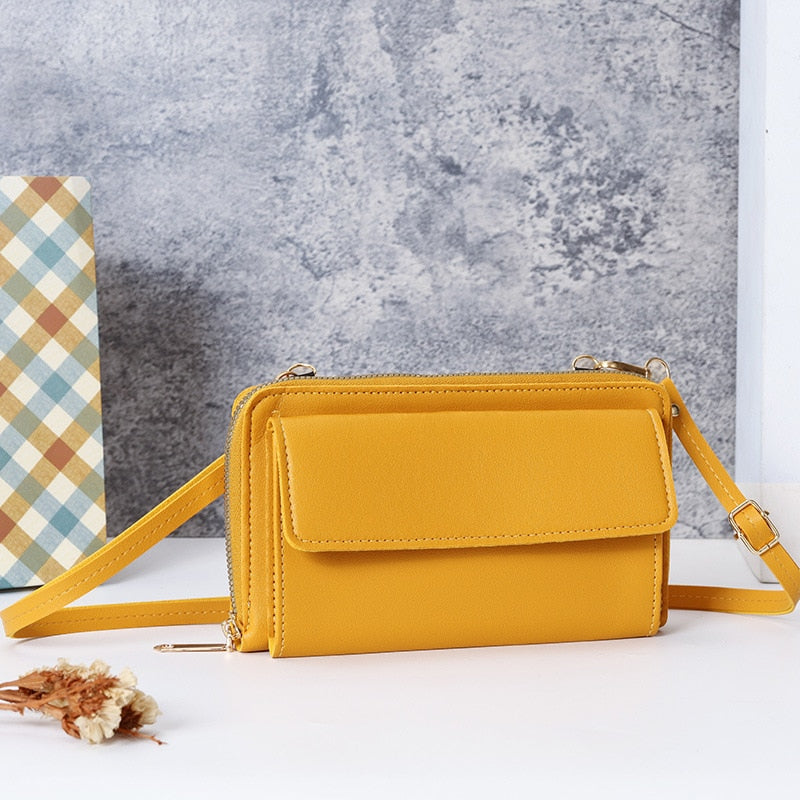 Pochette Cuir Bandoulière Femme