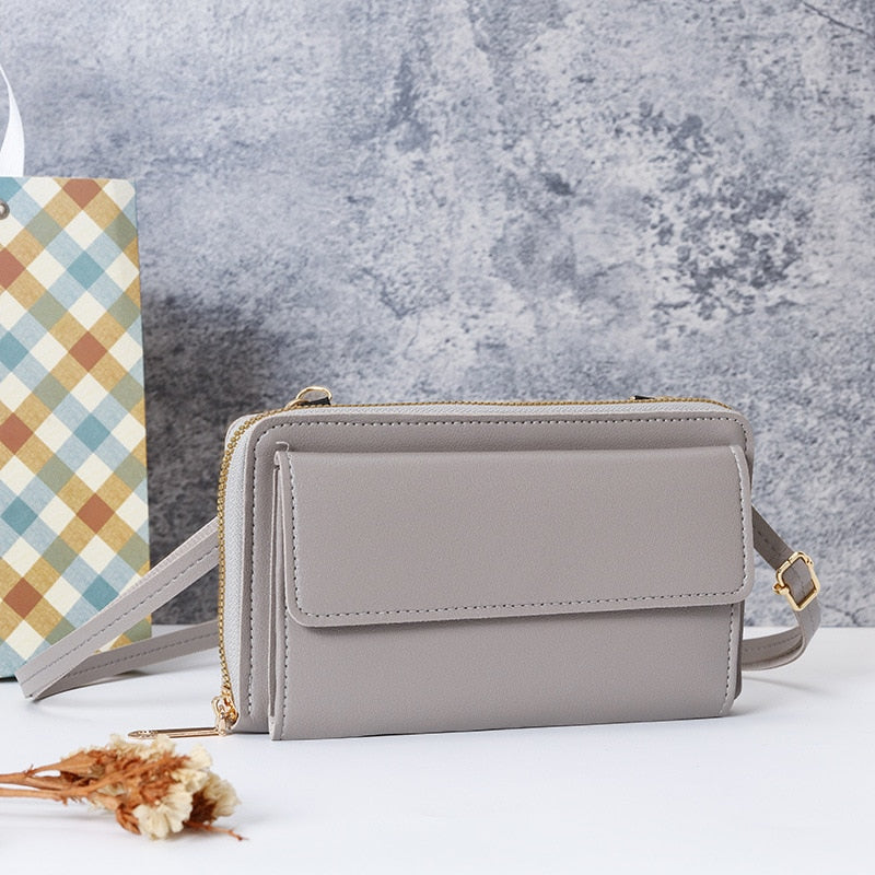 Pochette Cuir Bandoulière Femme