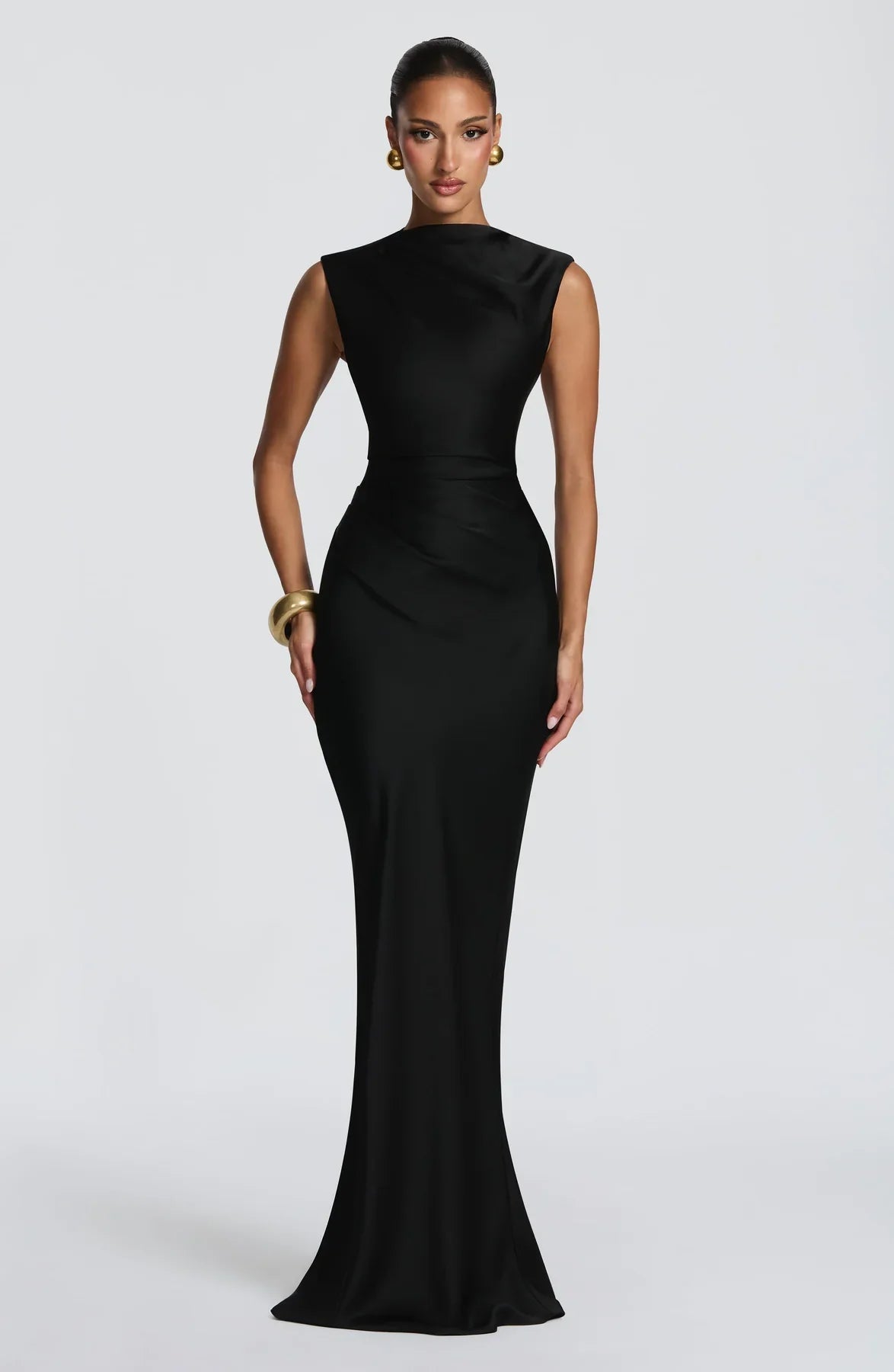 MAXI SATIN DRESS