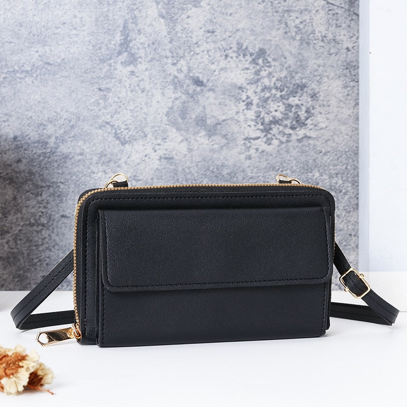 Pochette Cuir Bandoulière Femme