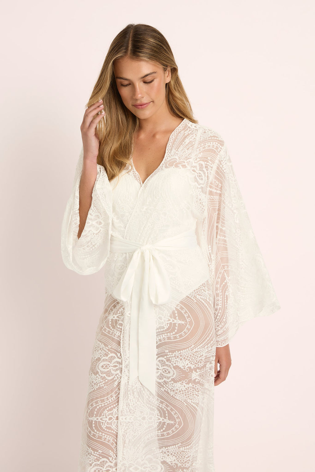 Ophelia Lace Maxi Robe