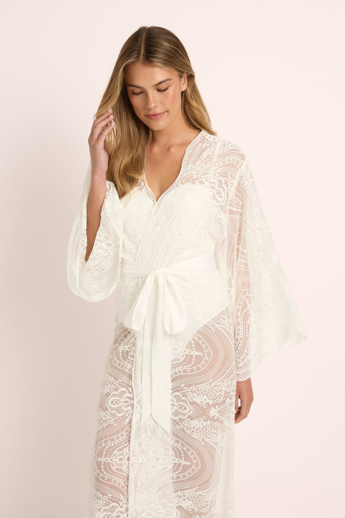 Ophelia Lace Maxi Robe