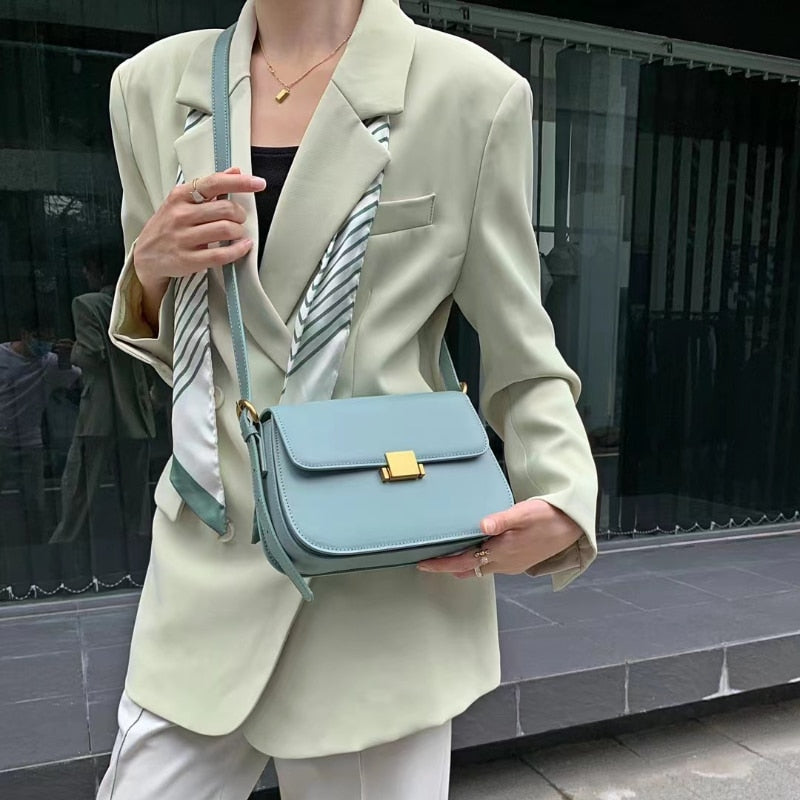 Sac Bandoulière Bleu Canard