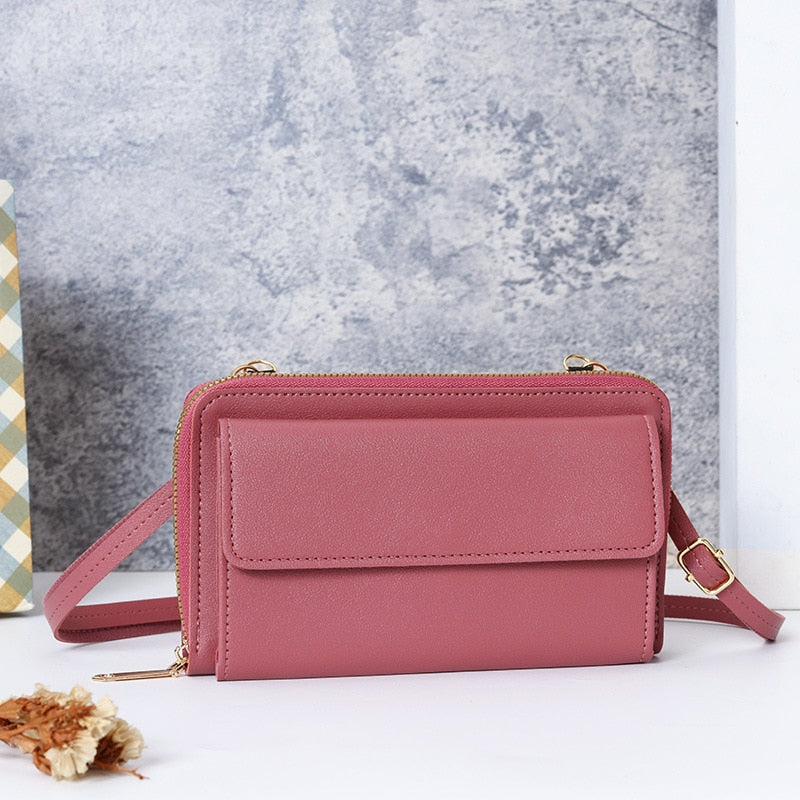 Pochette Cuir Bandoulière Femme